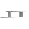 Image de vidaXL ÃtagÃ¨re TV murale Sonoma gris 125x18x23 cm Bois d'ingÃ©nierie