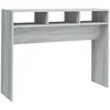 Image de vidaXL Table console Sonoma gris 105x30x80 cm Bois d'ingÃ©nierie