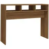 Image de vidaXL Table console ChÃªne marron 105x30x80 cm Bois d'ingÃ©nierie