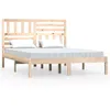 Image de vidaXL Cadre de lit Bois de pin massif 120x200 cm