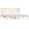Image de vidaXL Cadre de lit Bois de pin massif 180x200 cm Super King