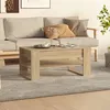 Image de vidaXL Table basse ChÃªne sonoma 102x55x45 cm Bois d'ingÃ©nierie