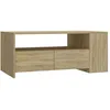 Image de vidaXL Table basse ChÃªne sonoma 102x55x42 cm Bois d'ingÃ©nierie