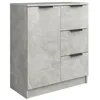 Image de vidaXL Buffet Gris bÃ©ton 60x30x70 cm Bois d'ingÃ©nierie