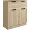 Image de vidaXL Buffet ChÃªne sonoma 60x30x70 cm Bois d'ingÃ©nierie