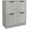 Image de vidaXL Buffet Gris bÃ©ton 60x30x70 cm Bois d'ingÃ©nierie