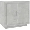 Image de vidaXL Buffet Gris bÃ©ton 80x40x75 cm Bois d'ingÃ©nierie