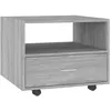 Image de vidaXL Table basse Sonoma gris 55x55x40 cm Bois d'ingÃ©nierie