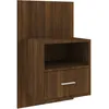 Image de vidaXL Table de chevet murale ChÃªne marron Bois d'ingÃ©nierie