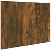 Image de Vidaxl TÃªte De Lit ChÃªne FumÃ© 120x1,5x80 Cm Bois D'ingÃ©nierie