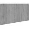 Image de TÃªte de Lit Slim Bois ComposÃ© Gris Sonoma 160x1,5x80 cm Moderne