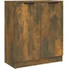 Image de Buffet ChÃªne fumÃ© 60x30x70 cm bois contreplaquÃ© Meuble de rangement Table console
