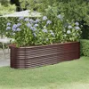 Image de Meuble TV 140x35x40 cm ChÃªne fumÃ© bois contreplaquÃ© 3 compartiments 1 tiroir Plateau robuste
