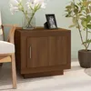 Image de vidaXL Table basse chÃªne marron 51x50x45 cm bois d'ingÃ©nierie