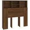 Image de vidaXL Armoire de tÃªte de lit ChÃªne marron 100x19x103,5 cm