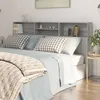 Image de vidaXL Armoire de tÃªte de lit Sonoma gris 200x19x103,5 cm