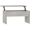 Image de vidaXL Table basse Gris bÃ©ton 80x50,5x41,5 cm Bois d'ingÃ©nierie