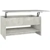 Image de vidaXL Table basse Gris bÃ©ton 80x50x40 cm Bois d'ingÃ©nierie