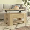 Image de vidaXL Table basse ChÃªne sonoma 79x49x41 cm Bois d'ingÃ©nierie
