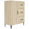Image de Vidaxl Buffet ChÃªne Sonoma 69,5x34x90 Cm Bois D'ingÃ©nierie