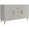 Image de vidaXL Buffet Gris bÃ©ton 100x36x60 cm Bois d'ingÃ©nierie