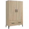 Image de vidaXL Buffet ChÃªne sonoma 70x31x115 cm Bois d'ingÃ©nierie