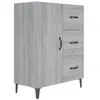 Image de vidaXL Buffet Sonoma gris 69,5x34x90 cm Bois d'ingÃ©nierie
