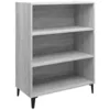 Image de vidaXL Buffet Sonoma gris 69,5x32,5x90 cm Bois d'ingÃ©nierie