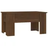 Image de Vidaxl Table Basse ChÃªne Marron 79x49x41 Cm Bois D'ingÃ©nierie