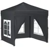 Image de Vidaxl Tente De RÃ©ception Pliable Avec Parois Anthracite 2x2 M