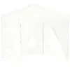 Image de Vidaxl Tente De RÃ©ception Pliable Avec Parois Blanc 2x2 M