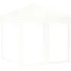 Image de Vidaxl Tente De RÃ©ception Pliable Avec Parois Blanc 2x2 M