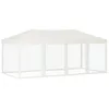 Image de Vidaxl Tente De RÃ©ception Pliable Avec Parois CrÃ¨me 3x6 M