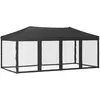 Image de Vidaxl Tente De RÃ©ception Pliable Avec Parois Anthracite 3x6 M