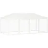 Image de Vidaxl Tente De RÃ©ception Pliable Avec Parois Blanc 3x6 M