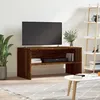 Image de vidaXL Meuble TV chÃªne marron 80x40x40 cm bois d'ingÃ©nierie