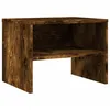 Image de vidaXL Table de chevet ChÃªne fumÃ© 40x30x30 cm Bois d'ingÃ©nierie