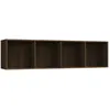 Image de vidaXL BibliothÃ¨que/Meuble TV ChÃªne marron 143x30x36 cm