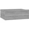 Image de vidaXL Table de chevet flottante Sonoma gris 40x30x15 cm