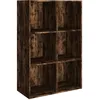 Image de vidaXL BibliothÃ¨que/Buffet ChÃªne fumÃ© 66x30x98 cm Bois d'ingÃ©nierie