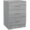 Image de vidaXL Table de chevet Sonoma gris 38x35x56 cm Bois d'ingÃ©nierie