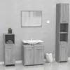 Image de vidaXL Meubles de salle de bain Sonoma gris Bois d'ingÃ©nierie