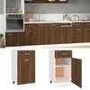 Image de vidaXL Armoire de plancher Ã  tiroir ""Lyon"" ChÃªne marron 40x46x81,5 cm