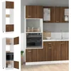 Image de vidaXL Armoire Ã  micro-ondes ""Lyon"" ChÃªne marron 60x57x207 cm