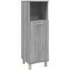 Image de vidaXL Armoire de bain Sonoma gris 30x30x95 cm Bois d'ingÃ©nierie