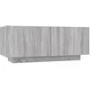 Image de vidaXL Meuble TV Sonoma gris 100x35x40 cm Bois d'ingÃ©nierie