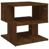 Image de vidaXL Table d'appoint ChÃªne marron 40x40x40 cm Bois d'ingÃ©nierie