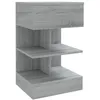 Image de vidaXL Table de chevet Sonoma gris 40x35x65 cm Bois d'ingÃ©nierie