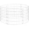 Image de Vidaxl Poteau Ã Gabion Circulaire Acier GalvanisÃ© Ã100x50 Cm