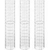 Image de Vidaxl Lit SurÃ©levÃ© Ã Gabion Circulaire 3pcs Acier GalvanisÃ© Ã30x150cm
